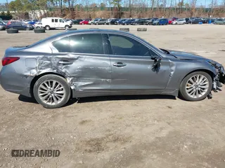 2021 Infiniti Q50 Luxe with VIN JN1EV7BR5MM751785, listed as a IAAI auction lot 41817093 with 48,331 mi miles and . Bid and sale history available at DreamBid. Image 13.