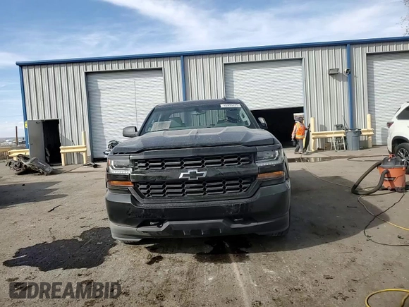 2017 Chevrolet Silverado 1500 Custom with VIN 1GCVKPEC4HZ286101, listed as a Copart auction lot 48400425 with 43,874 mi miles and Salvage Title. Bid and sale history available at DreamBid. Image 11.