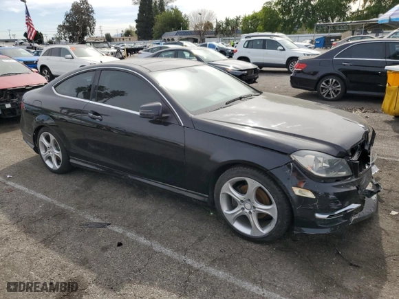 2012 Mercedes-Benz C-Class C 250 with VIN WDDGJ4HB8CF799459, listed as a Copart auction lot 46551745 with 0 mi miles and Salvage Title. Bid and sale history available at carsss.com. Image 4.
