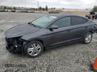2020 Hyundai Elantra SEL with VIN 5NPD84LF4LH602022, listed as a Copart auction lot 48049695 with 37,654 mi miles and Salvage title. Bid and sale history available at DreamBid. Image 1.