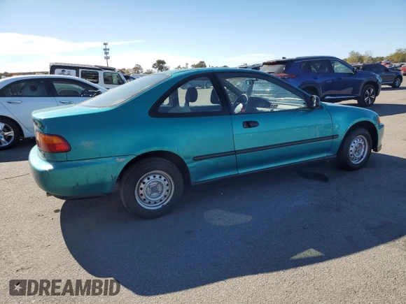 1993 Honda Civic z VIN 2HGEJ2241PH521105, wystawiony jako Copart lot #72838024 z przebiegiem 49 717 mil mil oraz Czysty tytuł • Clean title. Historia ofert i sprzedaży dostępna na DreamBid. Obrazek 3.