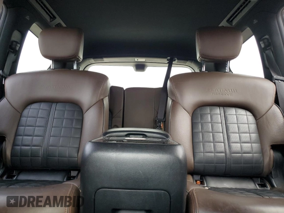 2020 Nissan Armada Platinum z VIN JN8AY2NF4L9360852, wystawiony jako Copart lot #49326305 z przebiegiem 67 569 mil mil oraz Szkoda całkowita • Salvage title. Historia ofert i sprzedaży dostępna na DreamBid. Obrazek 10.