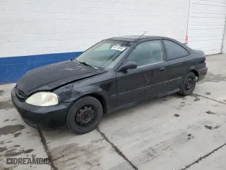 2000 Honda Civic EX with VIN 1HGEJ8149YL001565, listed as a Copart auction lot 53715545 with 275,041 mi miles and Salvage Title. Bid and sale history available at carsss.com. Image 1.