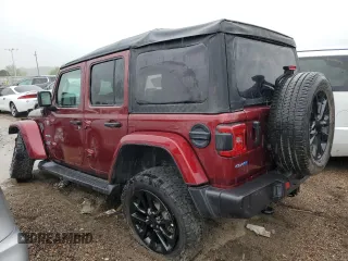 2021 Jeep Wrangler Unlimited Sahara с VIN 1C4JJXP6XMW676754, выставлен на аукционе Copart как лот 58538655 с пробегом 49 785 миль миль и Списание • Salvage title. История ставок и продаж доступна на DreamBid. Изображение 2.