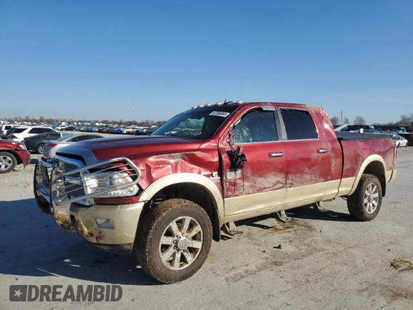 2015 Ram 2500 Longhorn with VIN 3C6UR5PL4FG705240, listed as a Copart auction lot 47388985 with 113,699 mi miles and Salvage title. Bid and sale history available at DreamBid. Image 1.