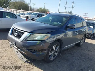 2013 Nissan Pathfinder Platinum with VIN 5N1AR2MN5DC602811, listed as a IAAI auction lot 41711311 with 238780 miles. Bid and sale history available at carsss.com. Image 17.