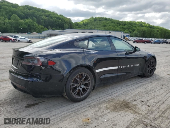 2021 Tesla Model S Long Range z VIN 5YJSA1E52MF428241, wystawiony jako Copart lot #57302035 z przebiegiem 67 775 mil mil oraz Szkoda całkowita • Salvage title. Historia ofert i sprzedaży dostępna na DreamBid. Obrazek 3.