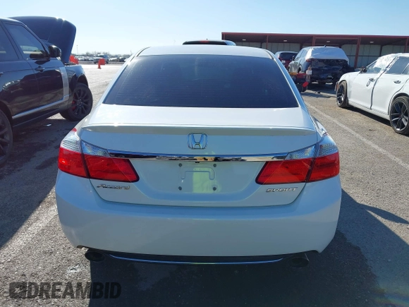 2015 Honda Accord Sport with VIN 1HGCR2F55FA200569, listed as a IAAI auction lot 41843146 with 97,655 mi miles and . Bid and sale history available at DreamBid. Image 16.
