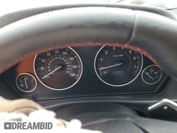 2016 BMW 3 Series 328i with VIN WBA8E9G55GNU29218, listed as a Copart auction lot 44810785 with 0 mi miles and Salvage Title. Bid and sale history available at carsss.com. Image 9.