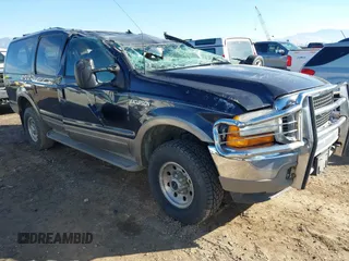 2001 Ford Excursion Limited z VIN 1FMNU43S11EB30853, wystawiony jako IAAI lot #40811430 z przebiegiem 160 527 mil mil oraz . Historia ofert i sprzedaży dostępna na DreamBid. Obrazek 1.