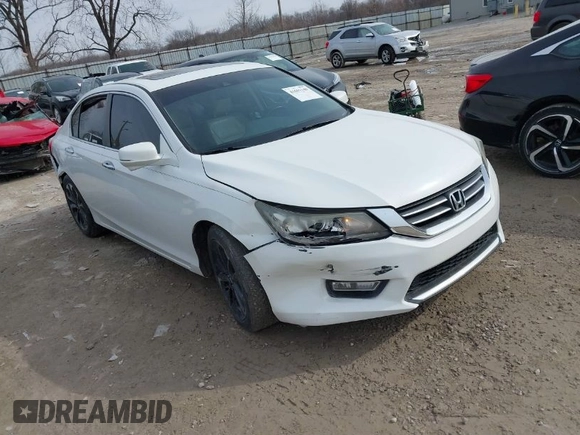 2013 Honda Accord Sdn EX-L with VIN 1HGCR2F83DA275519, listed as a IAAI auction lot 41691149 with 156,334 mi miles. Bid and sale history available at carsss.com. Image 1.