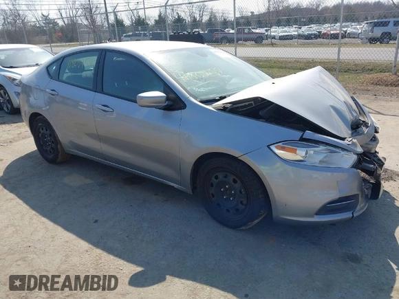 2016 Dodge Dart SE with VIN 1C3CDFAA7GD720771, listed as a IAAI auction lot 41801459 with 212,213 mi miles. Bid and sale history available at carsss.com. Image 1.