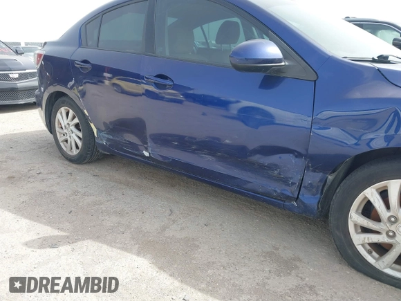 2012 Mazda Mazda3 i Touring with VIN JM1BL1V70C1549627, listed as a IAAI auction lot 41745538 with 131,363 mi miles. Bid and sale history available at carsss.com. Image 6.