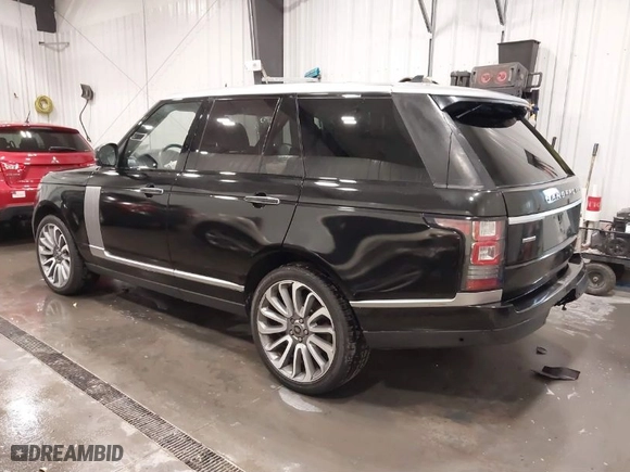 2016 Land Rover Range Rover Supercharged with VIN SALGS2EF4GA286899, listed as a IAAI auction lot 41747162 with 63,557 mi miles. Bid and sale history available at carsss.com. Image 3.