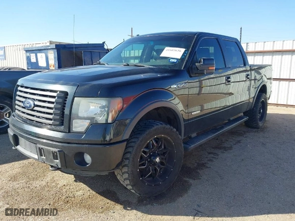 2012 Ford F-150 XL with VIN 1FTFW1ET4CFB01819, listed as a IAAI auction lot 41603636 with 209,116 mi miles. Bid and sale history available at carsss.com. Image 2.