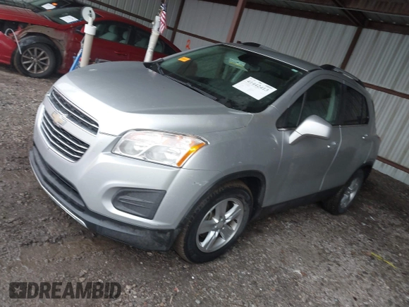 2015 Chevrolet Trax LT with VIN KL7CJLSB1FB082471, listed as a IAAI auction lot 41442413 with 91,520 mi miles. Bid and sale history available at carsss.com. Image 17.