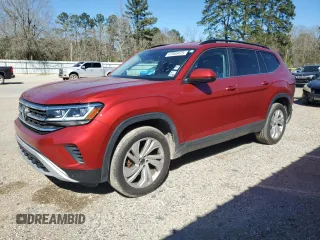 2021 Volkswagen Atlas SE z VIN 1V2WR2CA0MC517141, wystawiony jako Copart lot #47005475 z przebiegiem 53 929 mil mil oraz Szkoda całkowita • Salvage title. Historia ofert i sprzedaży dostępna na DreamBid. Obrazek 1.