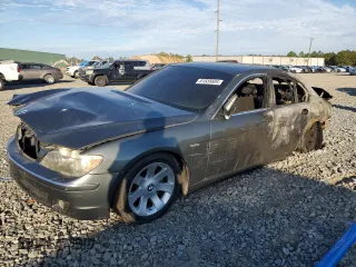 2007 BMW 7 Series 750i with VIN WBAHL83597DT08297, listed as a Copart auction lot 81535604 with Not Provided miles and Salvage Title. Bid and sale history available at carsss.com. Image 1.