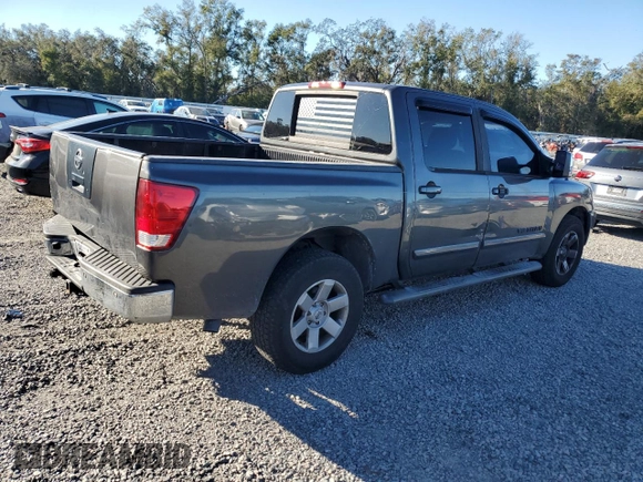 2007 Nissan Titan XE with VIN 1N6BA07A17N243282, listed as a Copart auction lot 41391925 with 158,843 mi miles and Salvage Title. Bid and sale history available at carsss.com. Image 3.