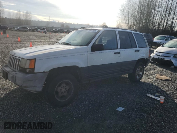 1996 Jeep Grand Cherokee Laredo with VIN 1J4EX58S3TC110154, listed as a Copart auction lot 46947805 with 268,507 mi miles and Salvage Title. Bid and sale history available at carsss.com. Image 1.