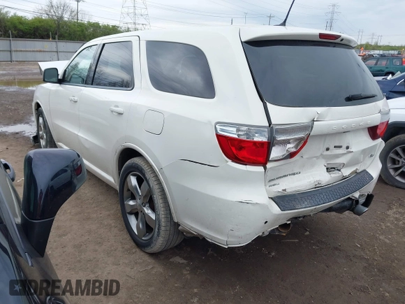 2012 Dodge Durango R/T with VIN 1C4SDJCT1CC195893, listed as a IAAI auction lot 41968863 with 201,388 mi miles and . Bid and sale history available at DreamBid. Image 3.
