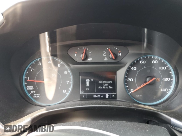 2020 Chevrolet Equinox LS z VIN 3GNAXHEV1LS514852, wystawiony jako Copart lot #58437115 z przebiegiem 67 470 mil mil oraz Szkoda całkowita • Salvage title. Historia ofert i sprzedaży dostępna na DreamBid. Obrazek 9.