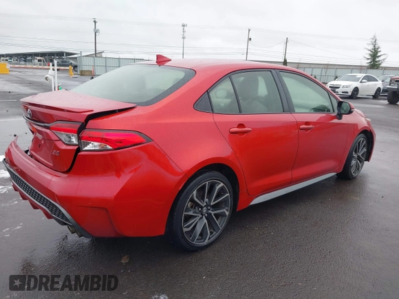 2020 Toyota Corolla SE with VIN JTDP4RCE8LJ006903, listed as a IAAI auction lot 41622376 with 44,529 mi miles. Bid and sale history available at carsss.com. Image 4.