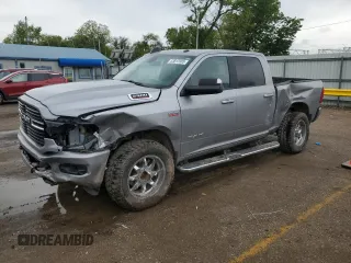 2020 Ram 2500 Big Horn with VIN 3C6UR5DJ8LG106890, listed as a Copart auction lot 53813385 with 80,667 mi miles and Salvage title. Bid and sale history available at DreamBid. Image 1.