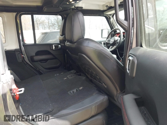 2018 Jeep Wrangler Unlimited Rubicon with VIN 1C4HJXFG8JW111195, listed as a IAAI auction lot 41916718 with 190,158 mi miles and . Bid and sale history available at DreamBid. Image 8.