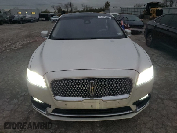 2017 Lincoln Continental Reserve with VIN 1LN6L9NP1H5637548, listed as a Copart auction lot 80906114 with 91,524 mi miles and Salvage Title. Bid and sale history available at carsss.com. Image 5.