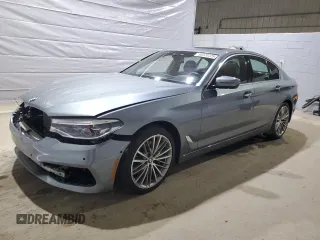 2018 BMW 5 Series 540i xDrive z VIN WBAJE7C58JG892106, wystawiony jako Copart lot #50320225 z przebiegiem 70 761 mil mil oraz Szkoda całkowita • Salvage title. Historia ofert i sprzedaży dostępna na DreamBid. Obrazek 1.