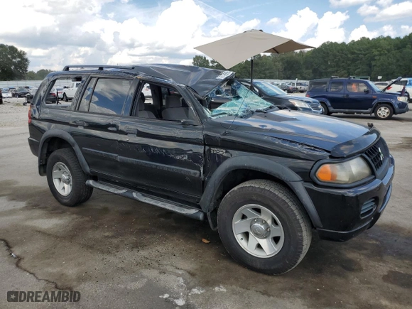 2002 Mitsubishi Montero Sport ES with VIN JA4LS21H02J022594, listed as a Copart auction lot 72750954 with 122,232 mi miles and Salvage Title. Bid and sale history available at carsss.com. Image 4.