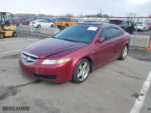 2005 Acura TL with VIN 19UUA662X5A079013, listed as a IAAI auction lot 41858181 with 185381 miles. Bid and sale history available at carsss.com. Image 2.