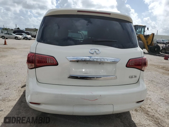2013 Infiniti QX56 with VIN JN8AZ2NE5D9042020, listed as a Copart auction lot 69930274 with 194,258 mi miles and Salvage Title. Bid and sale history available at carsss.com. Image 6.