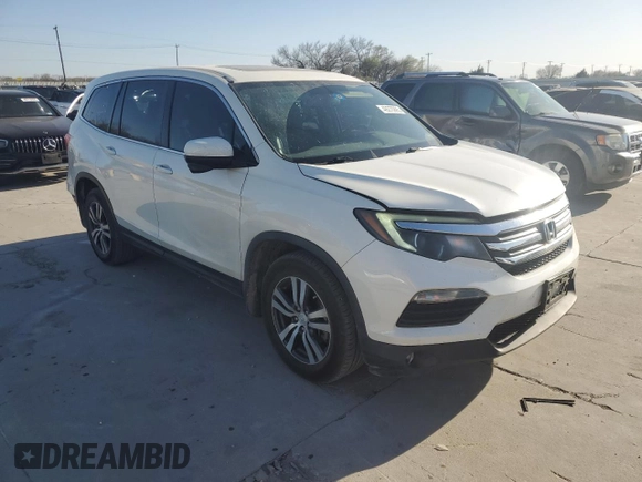 2017 Honda Pilot EX-L with VIN 5FNYF5H54HB047897, listed as a Copart auction lot 49270995 with 200,478 mi miles and Salvage Title. Bid and sale history available at carsss.com. Image 4.