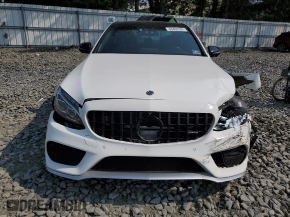 2018 Mercedes-Benz C 43 AMG z VIN 55SWF6EB3JU270248, wystawiony jako Copart lot #60402395 z przebiegiem 91 502 mil mil oraz Szkoda całkowita • Salvage title. Historia ofert i sprzedaży dostępna na DreamBid. Obrazek 5.