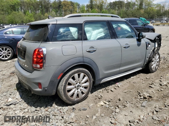 2019 MINI Countryman Cooper S with VIN WMZYT5C57K3G94947, listed as a Copart auction lot 54094365 with 22,096 mi miles and Salvage title. Bid and sale history available at DreamBid. Image 3.