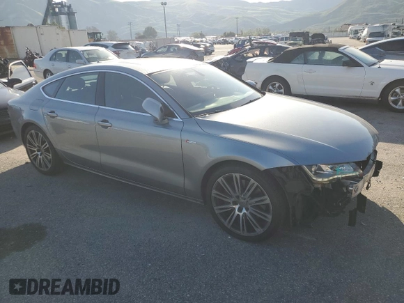 2013 Audi A7 3.0 Premium Plus with VIN WAUYGAFC5DN110909, listed as a Copart auction lot 52111465 with 109,461 mi miles and Salvage Title. Bid and sale history available at carsss.com. Image 4.