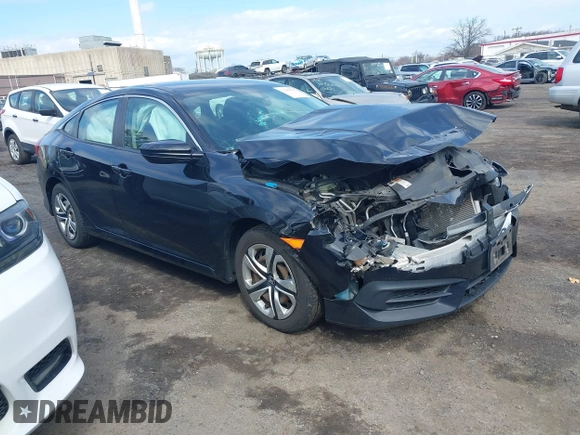 2017 Honda Civic Sedan LX with VIN 19XFC2F51HE224851, listed as a IAAI auction lot 41880127 with 94,934 mi miles. Bid and sale history available at carsss.com. Image 1.