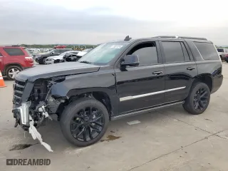 2018 Cadillac Escalade Premium Luxury with VIN 1GYS3CKJ9JR327477, listed as a Copart auction lot 70027314 with 84,060 mi miles and Salvage Title. Bid and sale history available at carsss.com. Image 1.