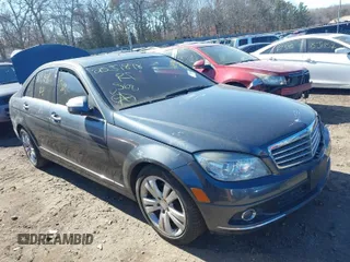 2009 Mercedes-Benz C-Class 3.0L Sport with VIN WDDGF81X79R077907, listed as a IAAI auction lot 41647866 with 999,999 mi miles. Bid and sale history available at carsss.com. Image 1.