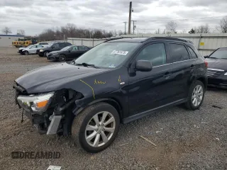 2015 Mitsubishi Outlander Sport SE with VIN 4A4AR4AUXFE010767, listed as a Copart auction lot 47767475 with 45,157 mi miles and Salvage Title. Bid and sale history available at carsss.com. Image 1.