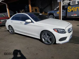 2015 Mercedes-Benz C 300 Luxury with VIN 55SWF4KBXFU010770, listed as a Copart auction lot 49498305 with 118,345 mi miles and Salvage Title. Bid and sale history available at carsss.com. Image 4.