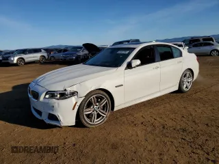 2014 BMW 5 Series 535i with VIN WBA5B1C58ED481559, listed as a Copart auction lot 51527985 with 121,887 mi miles and Salvage Title. Bid and sale history available at carsss.com. Image 1.
