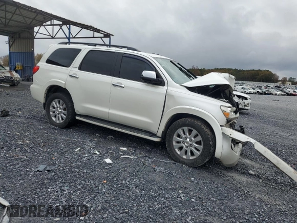 2010 Toyota Sequoia Platinum with VIN 5TDYY5G14AS030012, listed as a Copart auction lot 84198654 with 320,684 mi miles and Salvage Title. Bid and sale history available at carsss.com. Image 4.