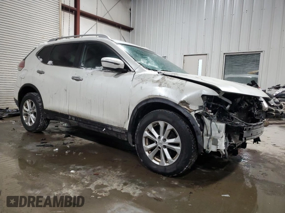 2016 Nissan Rogue SV with VIN KNMAT2MT7GP600639, listed as a Copart auction lot 41833705 with 63,773 mi miles and Salvage Title. Bid and sale history available at carsss.com. Image 4.