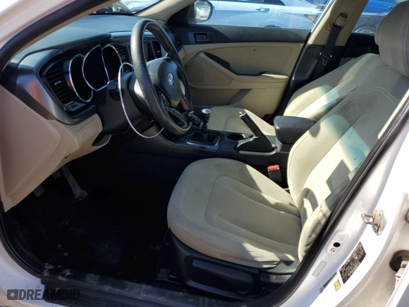 2011 Kia Optima LX with VIN KNAGM4A79B5080424, listed as a Copart auction lot 46831425 with 150,028 mi miles and Clean Title. Bid and sale history available at carsss.com. Image 7.