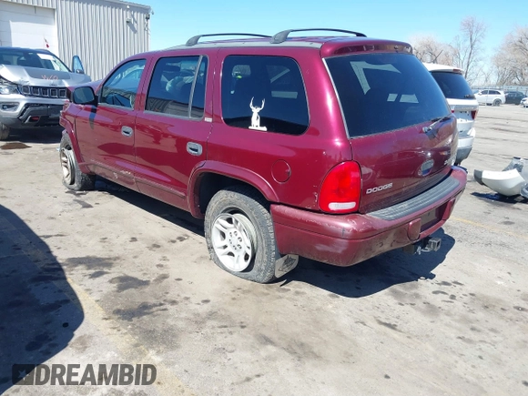 2002 Dodge Durango SLT with VIN 1B4HS48N42F142160, listed as a IAAI auction lot 41878384 with 201,581 mi miles and . Bid and sale history available at DreamBid. Image 3.