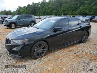 2018 Acura TLX w/A-SPEC Pkg with VIN 19UUB2F68JA007780, listed as a Copart auction lot 55611915 with 47,840 mi miles and Salvage title. Bid and sale history available at DreamBid. Image 1.