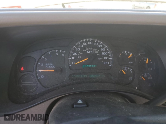 2004 Chevrolet Silverado 1500 Z71 with VIN 1GCEK19T94E356779, listed as a Copart auction lot 45317035 with 200,507 mi miles and Salvage Title. Bid and sale history available at DreamBid. Image 9.